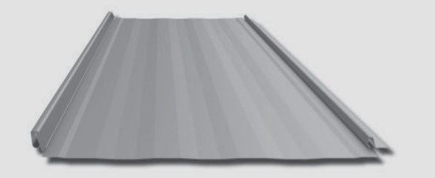 Standing seam metal panel