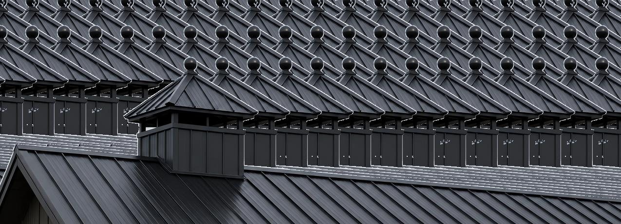 Standing seam metal roof